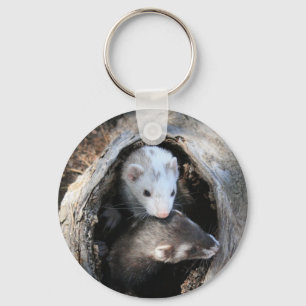 Ferret Ferret Keychain