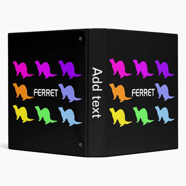 Ferret . llustration binder (Background)
