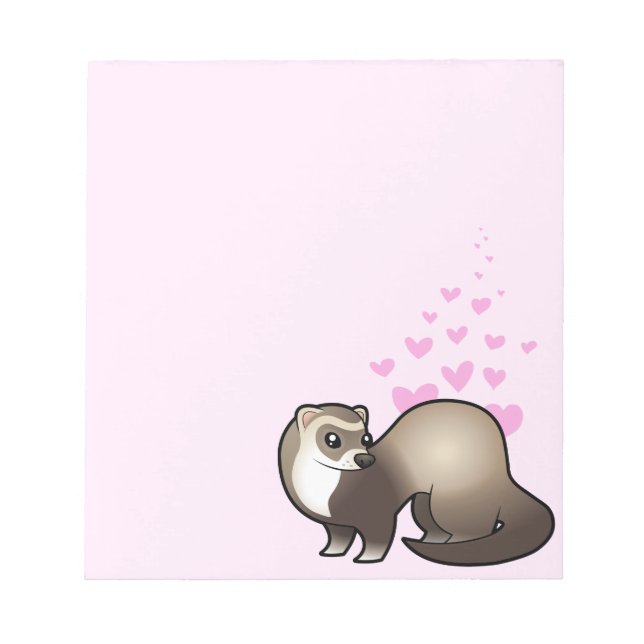 Ferret Love Notepad (Front)