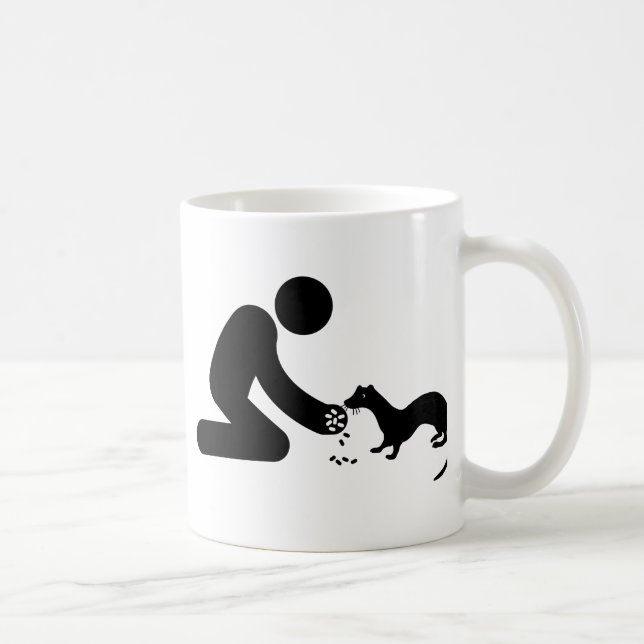 Ferret Lover Coffee Mug (Right)
