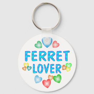 FERRET LOVER KEYCHAIN