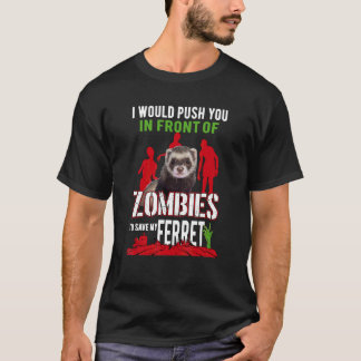 Ferret Mom Dad Mustela Nigripes T-Shirt