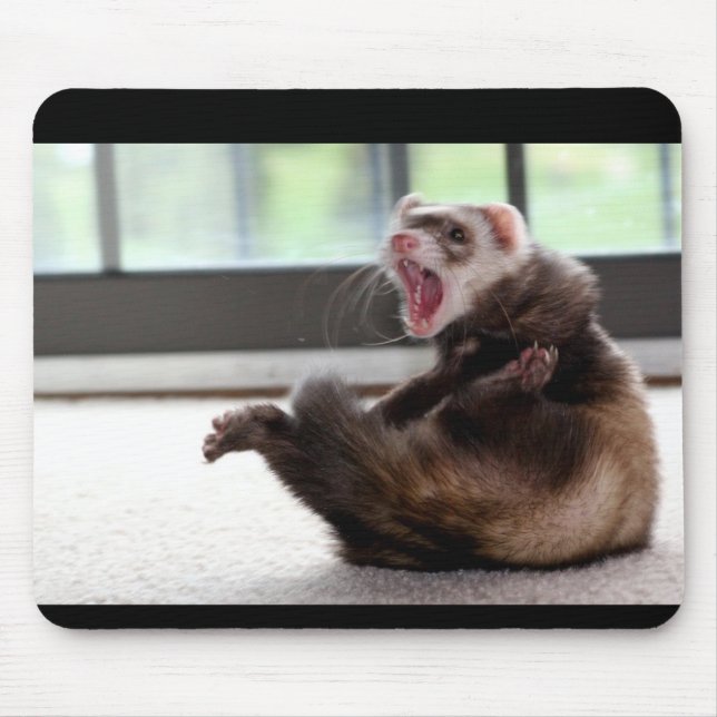 ferret mouse pad (Front)