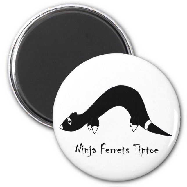 Ferret Ninja Magnet (Front)