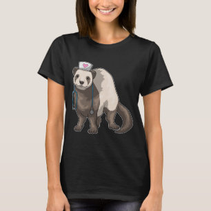 Ferret Nurse Stethoscope T-Shirt