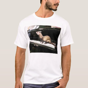 Ferret on Piano T-Shirt