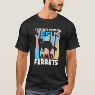 Ferret Outfit for Ferret Lover Apparel for Boys Pr T-Shirt