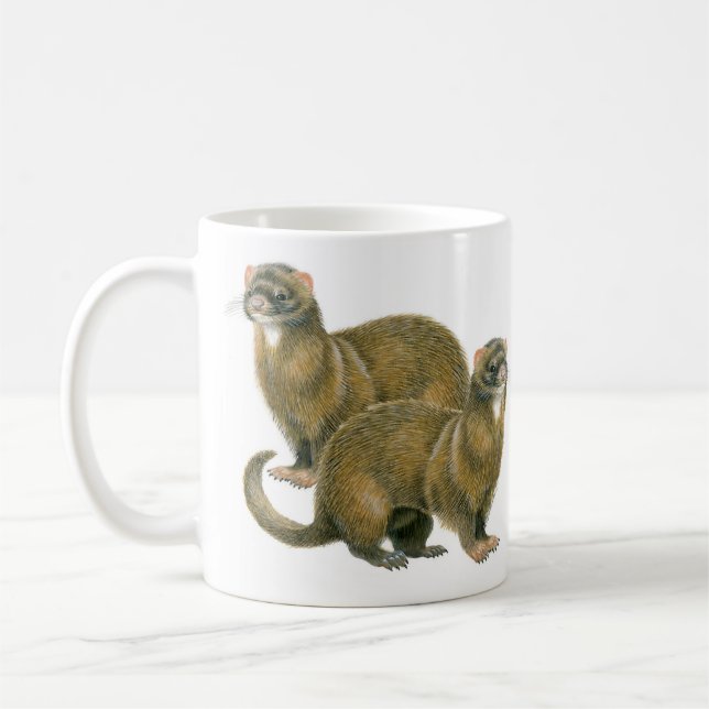 Ferret, Polecat Gift Mug (Left)