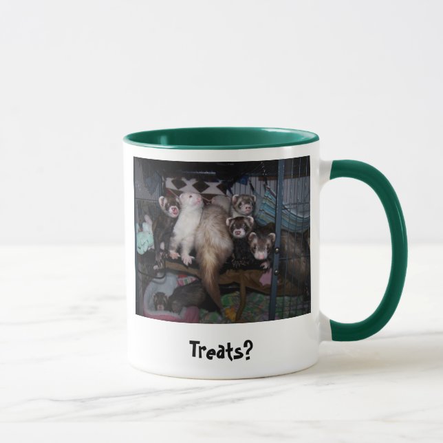Ferret Treats Mug (Right)