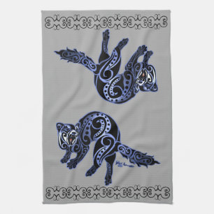 Ferret Trybe: War Dance! Kitchen Towel