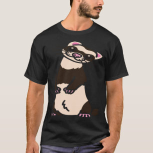 Ferret Whisperer European Polecat Wildlife Animal T-Shirt