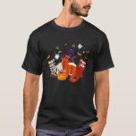Ferret Zombie Witch Pumpkin T-Shirt<br><div class="desc">Ferret Zombie Witch Pumpkin</div>