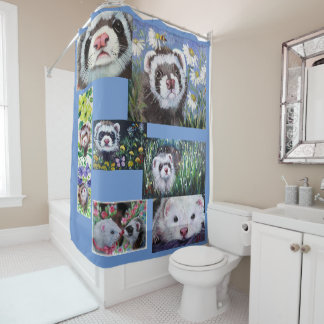 Ferrets and More Ferrets Shower Curtain