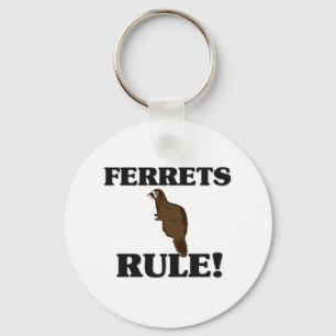 FERRETS Rule! Keychain