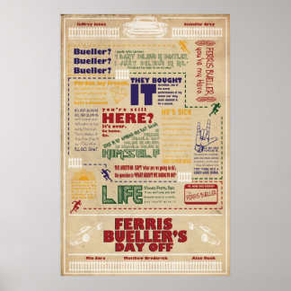 Ferris Bueller Poster