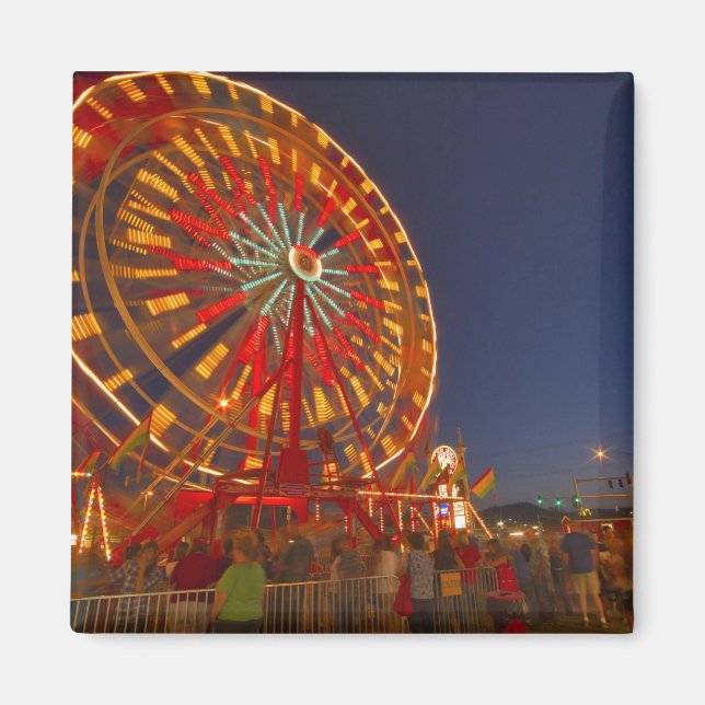 Ferris wheel at dusk at the Northwest Montana Magnet (Front)