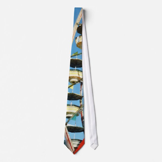 Ferris Wheel Closeup Tie (Front)