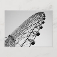 Ferris Wheel in Black and White