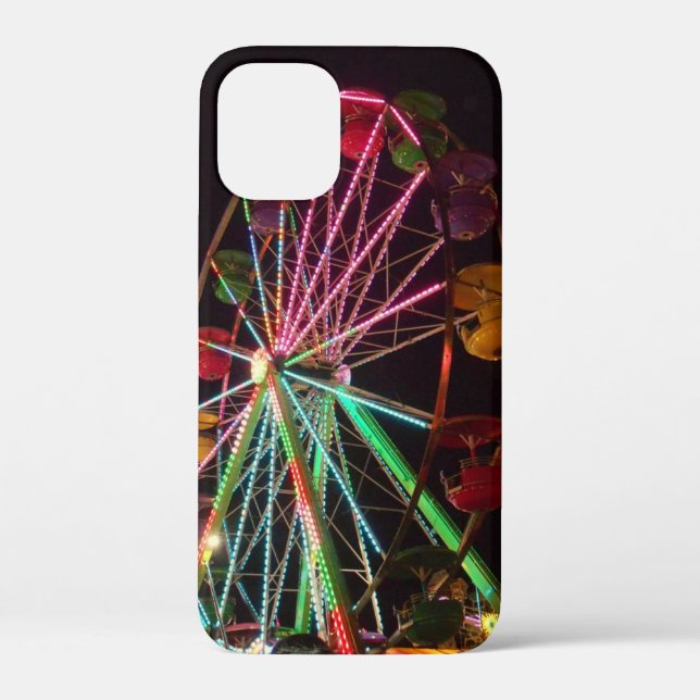 Ferris Wheel Neon Lights at Night Case-Mate iPhone Case-Mate iPhone Case (Back)