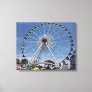 FERRIS WHEEL ON CANVAS     20 "x 16" Print