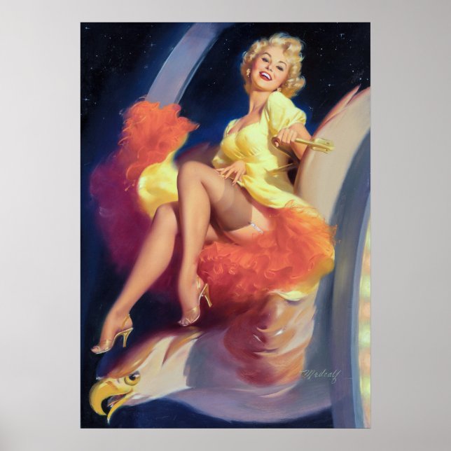 Ferris wheel pin up poster (Front)