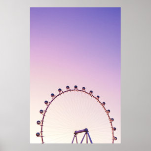 Ferris wheel poster