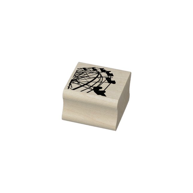 Ferris Wheel Rubber Stamp (Stamp)