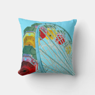 Ferris Wheel Throw Pillow