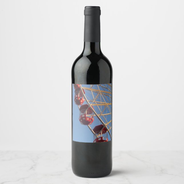 Ferris Wheel  Wine Label (Front)