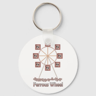 Ferrous Wheel Iron Chemistry Item Keychain