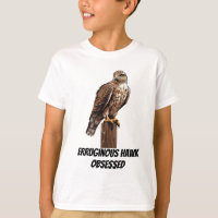 ferruginous Hawk perched on pole