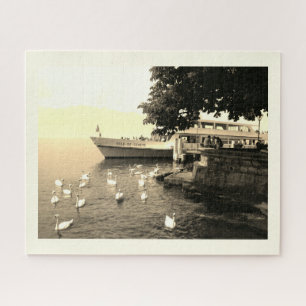 Ferry at Vevey, Lake Geneva Jigsaw Puzzle