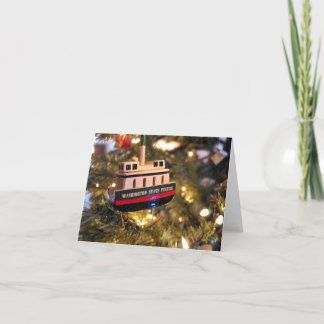 Ferry Boat Holiday Card