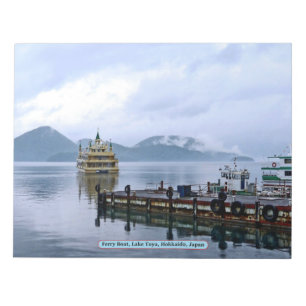 Ferry Boat, Lake Toya, Hokkaido, Japan Notepad