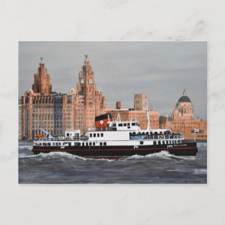 Ferry, Cross the Mersey! Postcard
