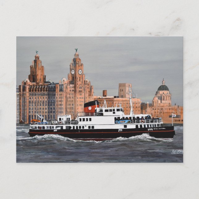 Ferry, Cross the Mersey! Postcard (Front)