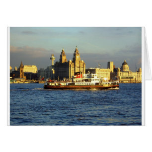 Ferry du Mersey et bord de mer de Liverpool
