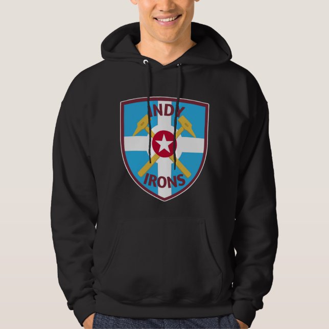 Fers ronds sweat - shirts à capuche NOIR (Devant)
