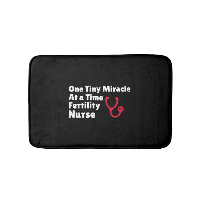 Fertility Nurse Bath Mat (Front)