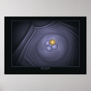 Fertility Poster On Black