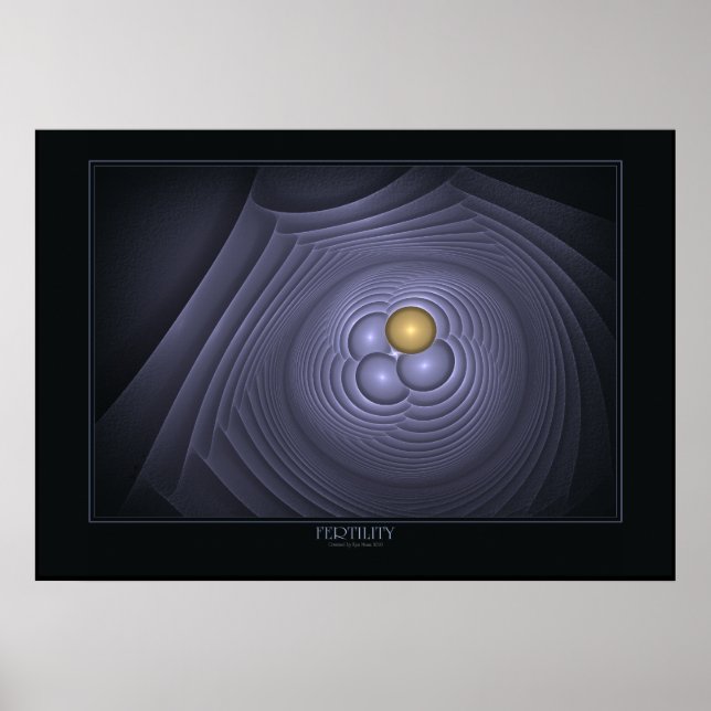 Fertility Poster On Black (Front)