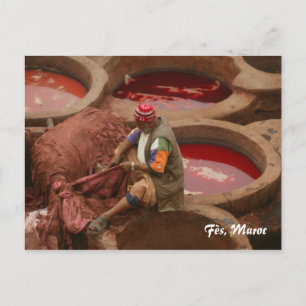 Fès, Maroc Postcard