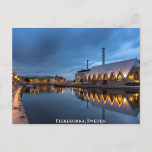 Feskekorka Sweden (Fish Church) Postcard