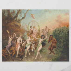  Fest der Faune und Nymphen Scrapbook Paper