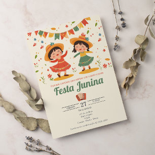 Festa Junina Brazilian Party  Invitation