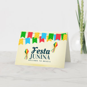 Festa Junina - Welcome to Brazil Holiday Card