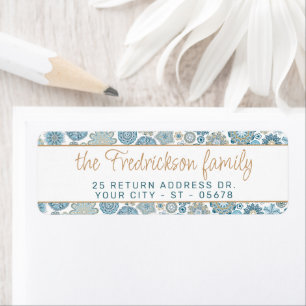 Festif Chic Floral Mandala Flakes Motif