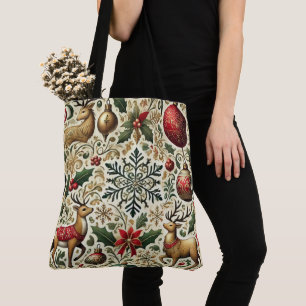 Festif Elegant Motif de Noël Sac fourre-tout