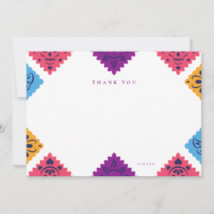 Festif mexicain plat Carte de remerciements