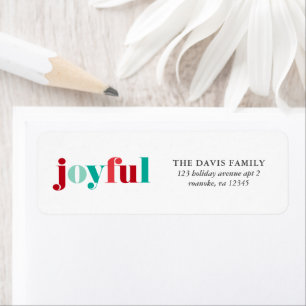 Festif Rouge et Vert "Joyeux" Noël